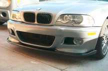 BMW E46 97-03 SPLITTER przód przedni PIANO BLACK m3