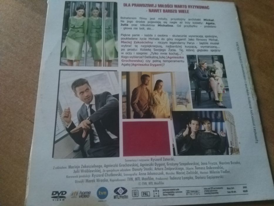 Tylko mnie kochaj Film polski DVD Maciej Zakościelny