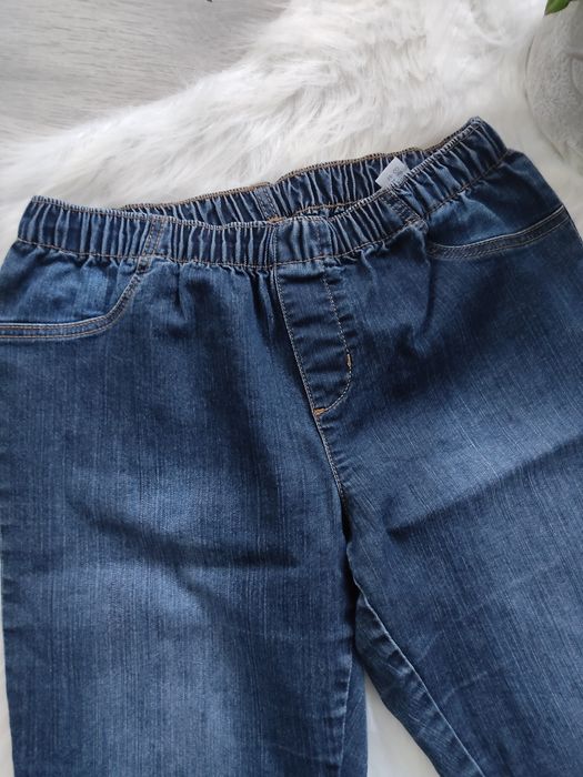 Spodnie jeans na gumce elastyczne 40 L