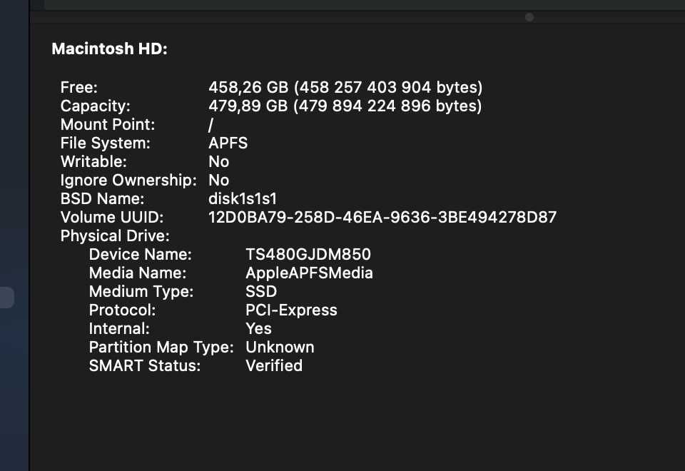 Macbook Pro 15" mid 2015 - i7 2,2 GHz - RAM 16GB - 512GB SSD