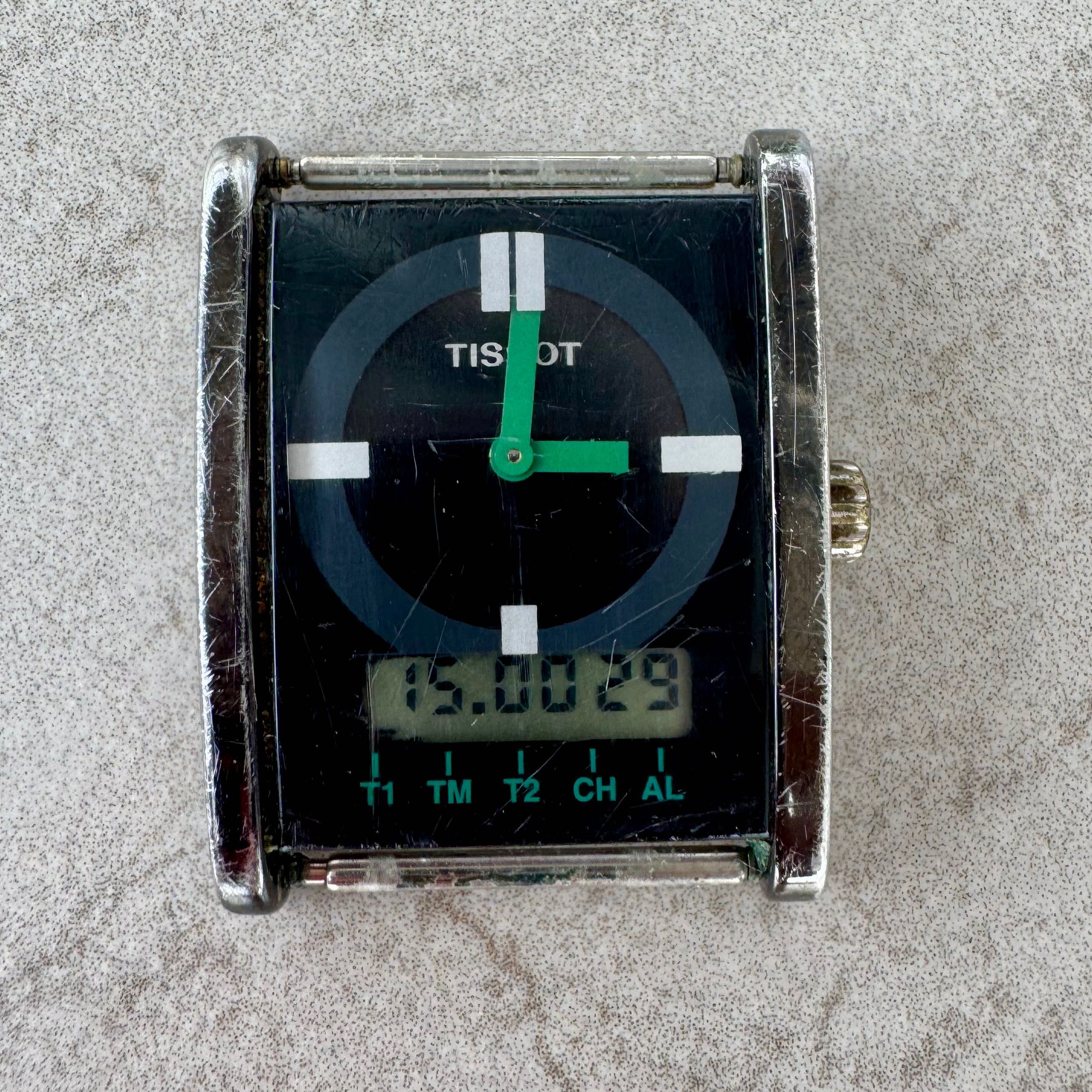 Tissot Two-Timer D377 zegarek męski działa