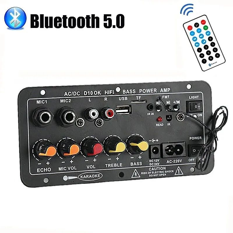 Цифровий аудіопідсилювач. Bluetooth 5.0 Плата D10OK