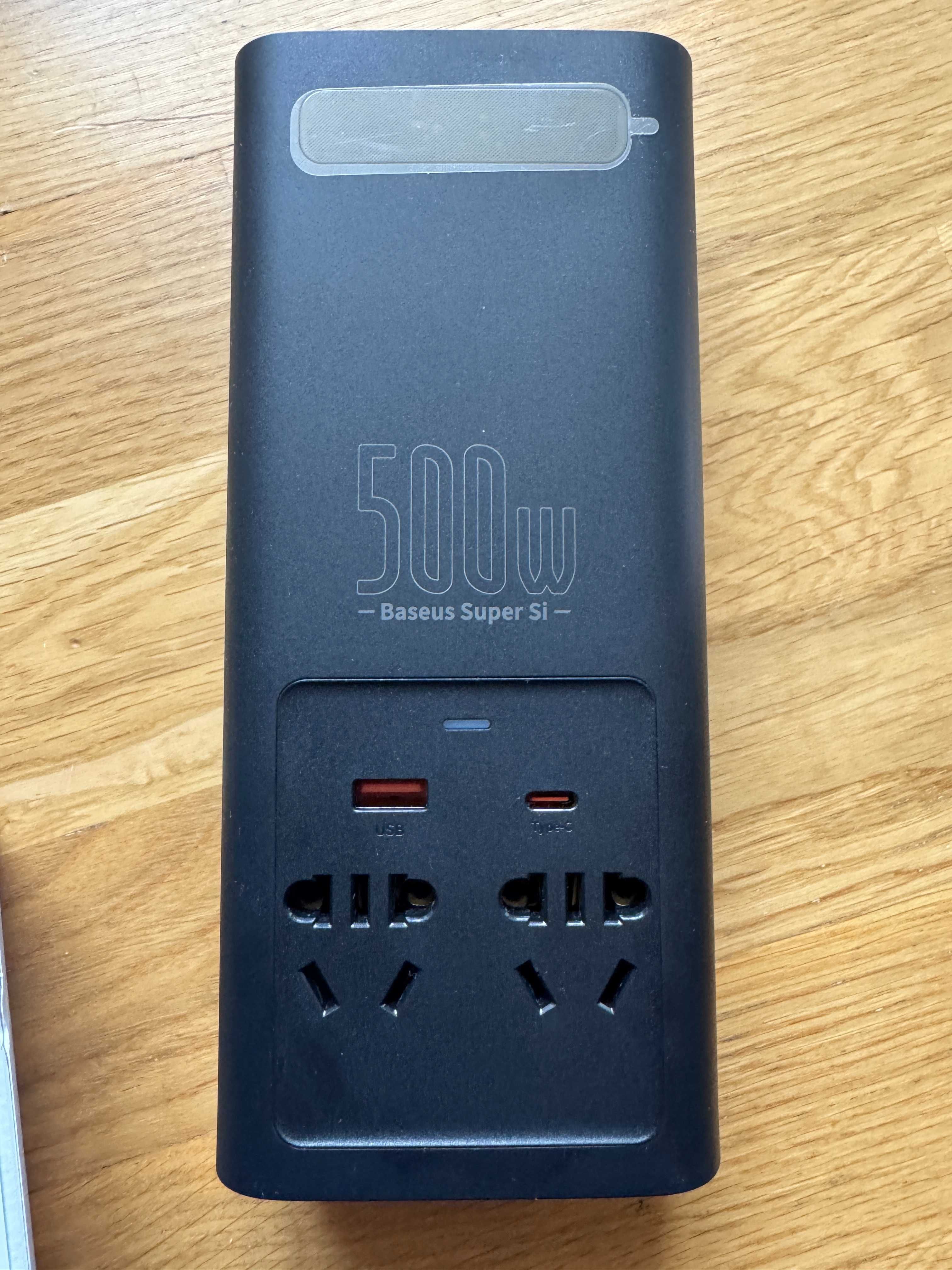 Інвертор Baseus 500W з чистою синусоїдою