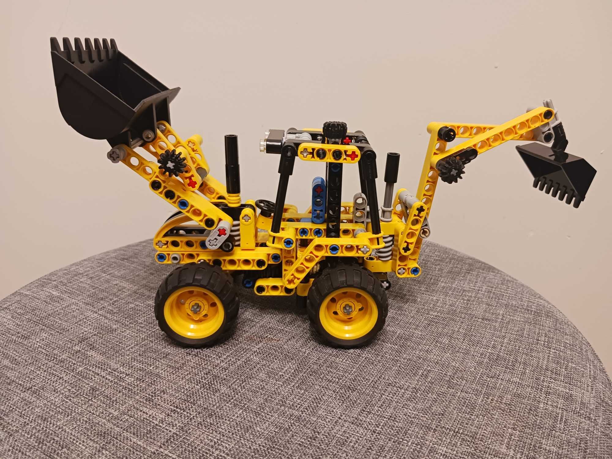 LEGO TECHNIC 42004 - Koparko-ładowarka, jak nowy - klocki lego