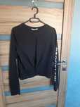 Bluza H&M 170 S czarna wiązanie