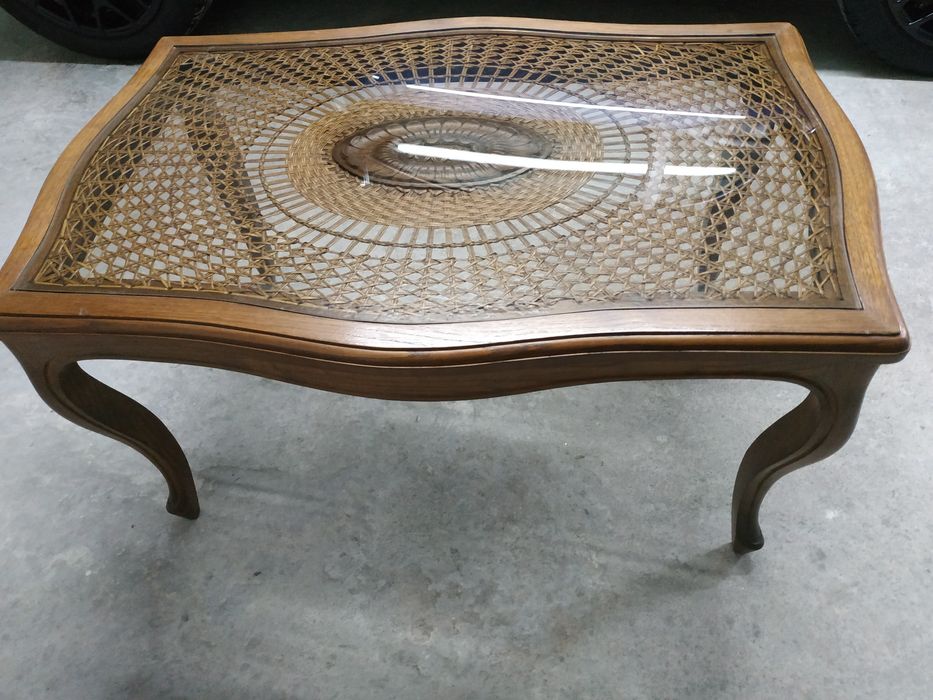 Mesinha de Centro - Palhinha - Estilo antigo