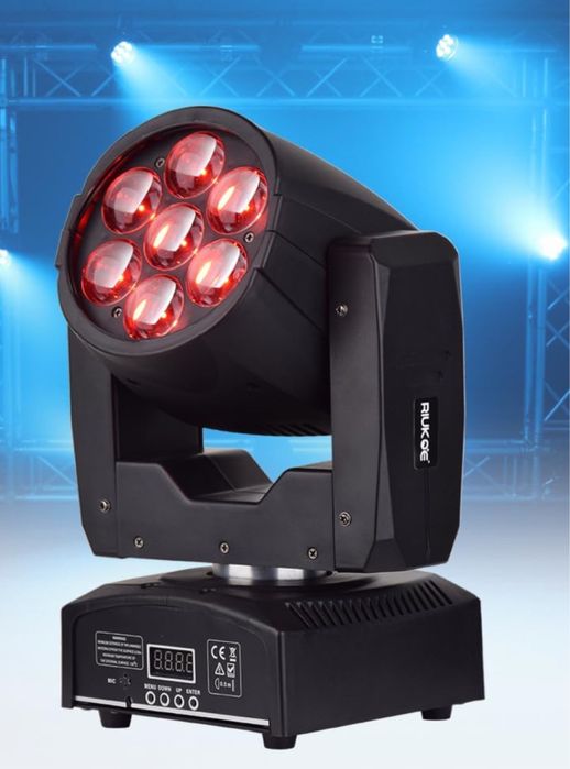 Wash/Spot 7x12w RGBW  ZOOM