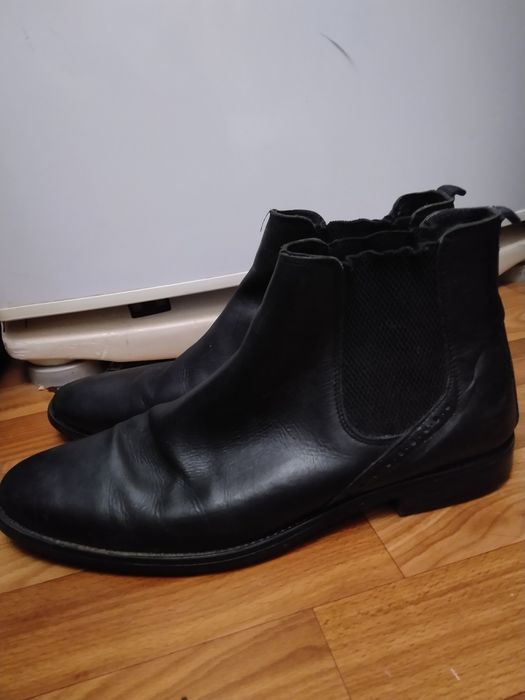 Полуботинки 45р. кожа