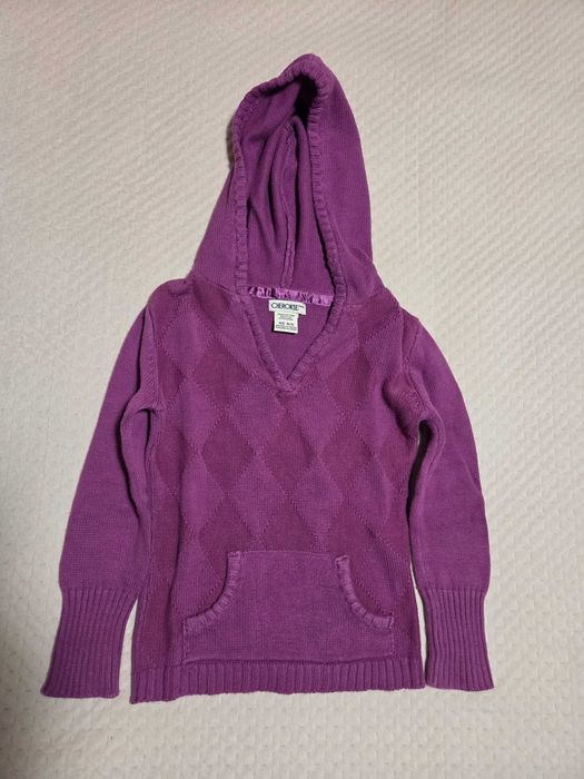 Sweterek z kapturem Cherokee XS 4/5 dziewczęcy.