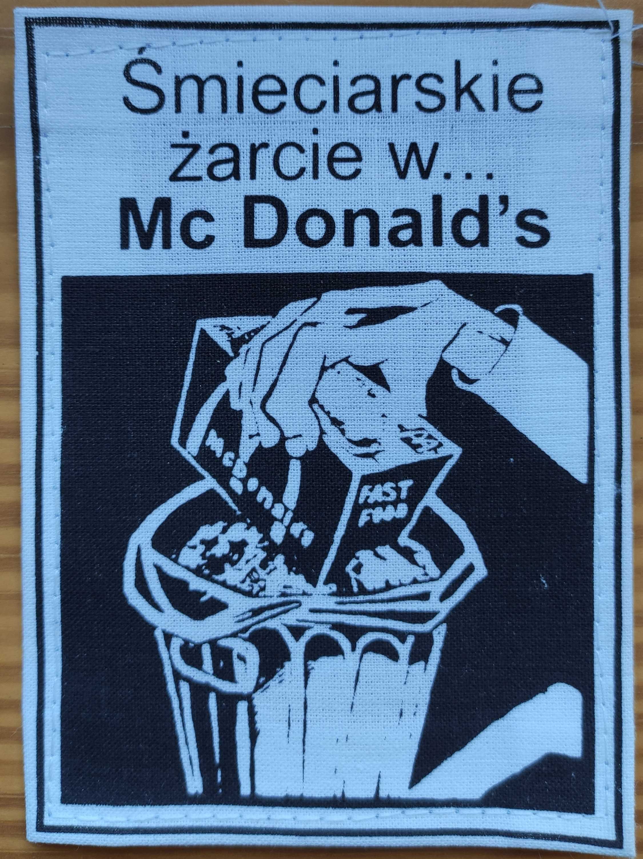 Naszywka: śmieciarskie żarcie w McDonald's