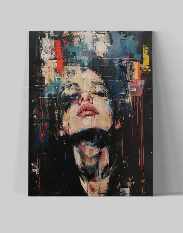 Obraz na płótnie Kobieta sztuka nowoczesna do domu pokoju salonu 45x60