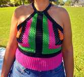 Blusa em crochet