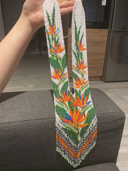 Гердан, силянка, чокер, кривулька, вироби з бісеру