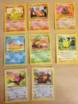 Lote de Cartas Pokémon Vintage – Charmander, Pikachu, Golem