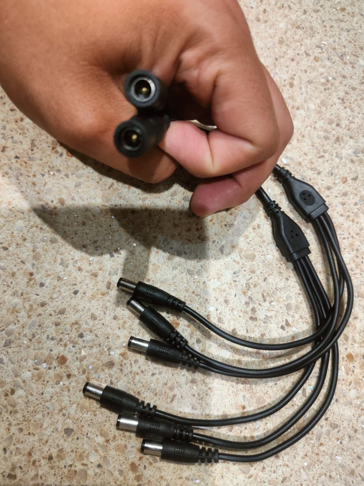 Кабель DC plug дільник 1 to3 Адаптер розгалужувач живлення роз’єм