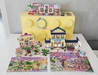 Klocki Lego Friends mix zestawów + pojemnik