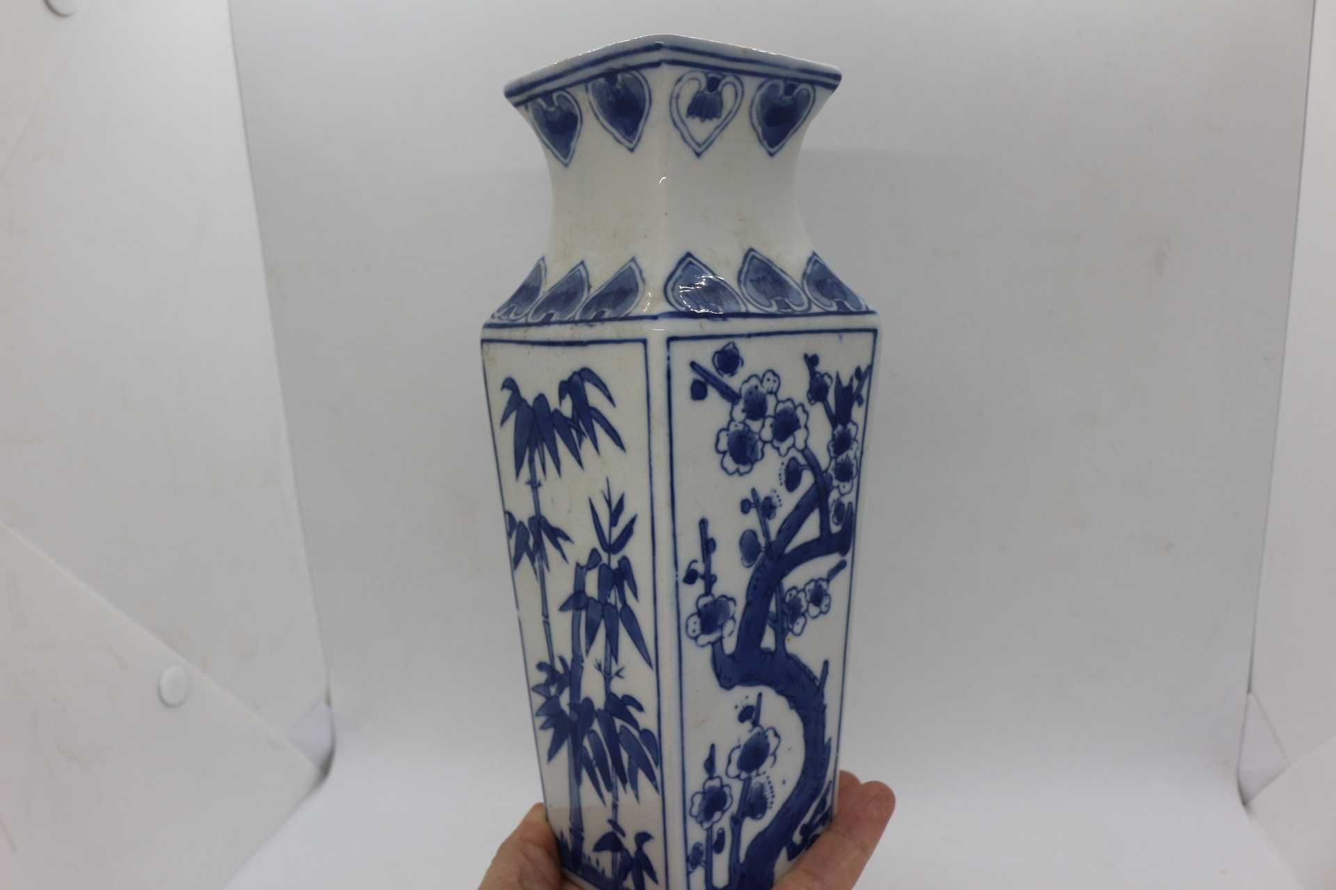 Jarra Porcelana Chinesa 4 Lados Diferentes Motivos Florais XX