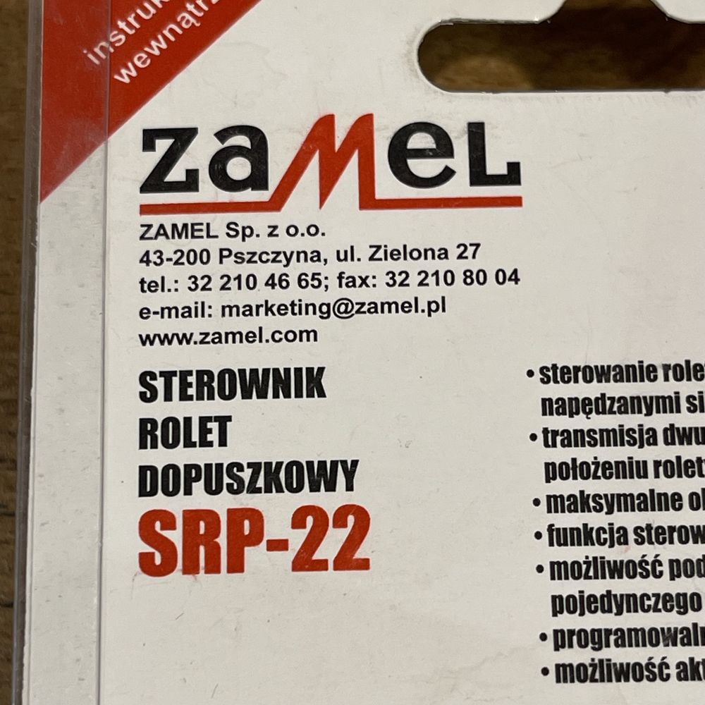 Odbiornik Zamel SRP-22 sterowanie roletami Exta Life