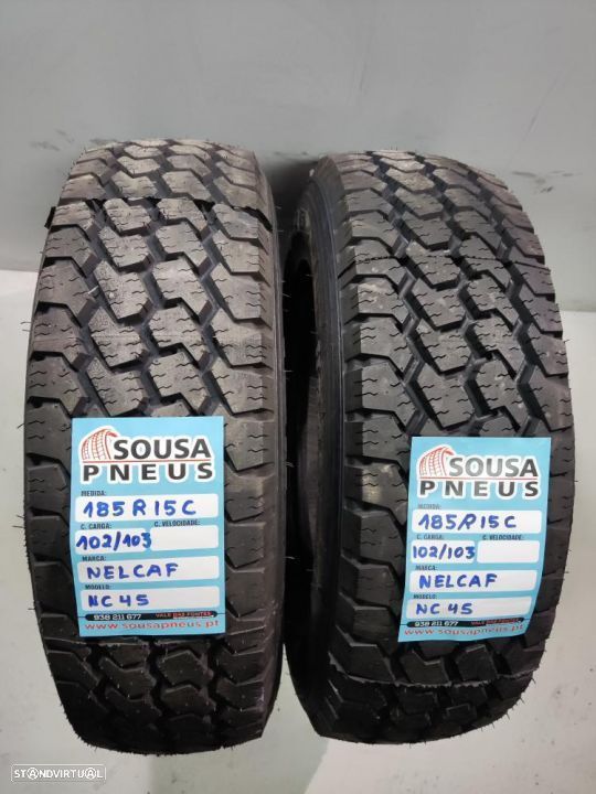 2 pneus novos 185-15c ( recauchutados) oferta dos portes