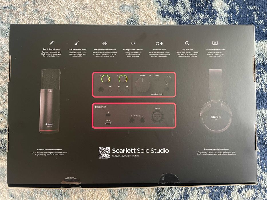 Focusrite Scarlett 2i2 Studio 4th Gen