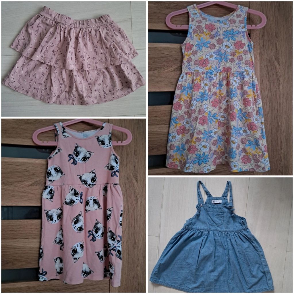 Paka ubrań 98 na lato dla dziewczynki