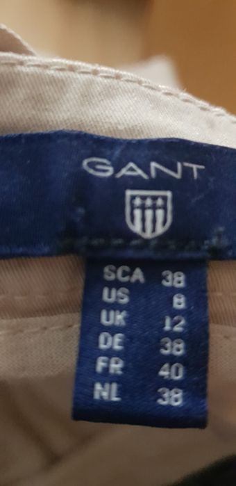GANT Nowa bawełniana beżowa spódnica r.38