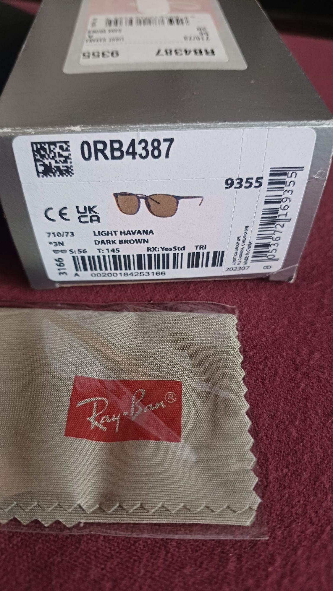 Rayban ORB4387 novos