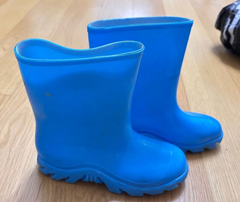 botas azuis de tamanha 35 eur