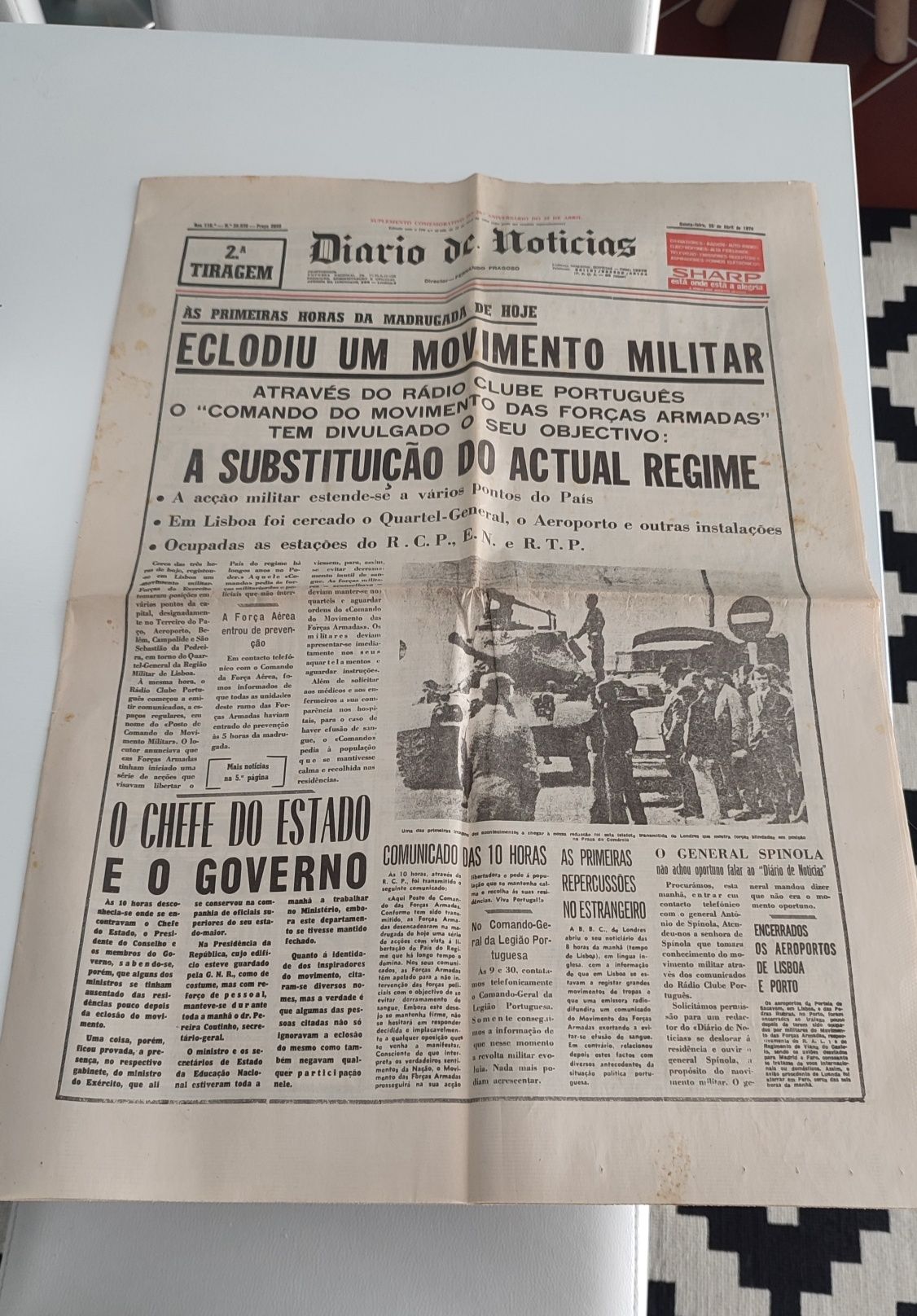 Diário de Notícias 25 abril 1974