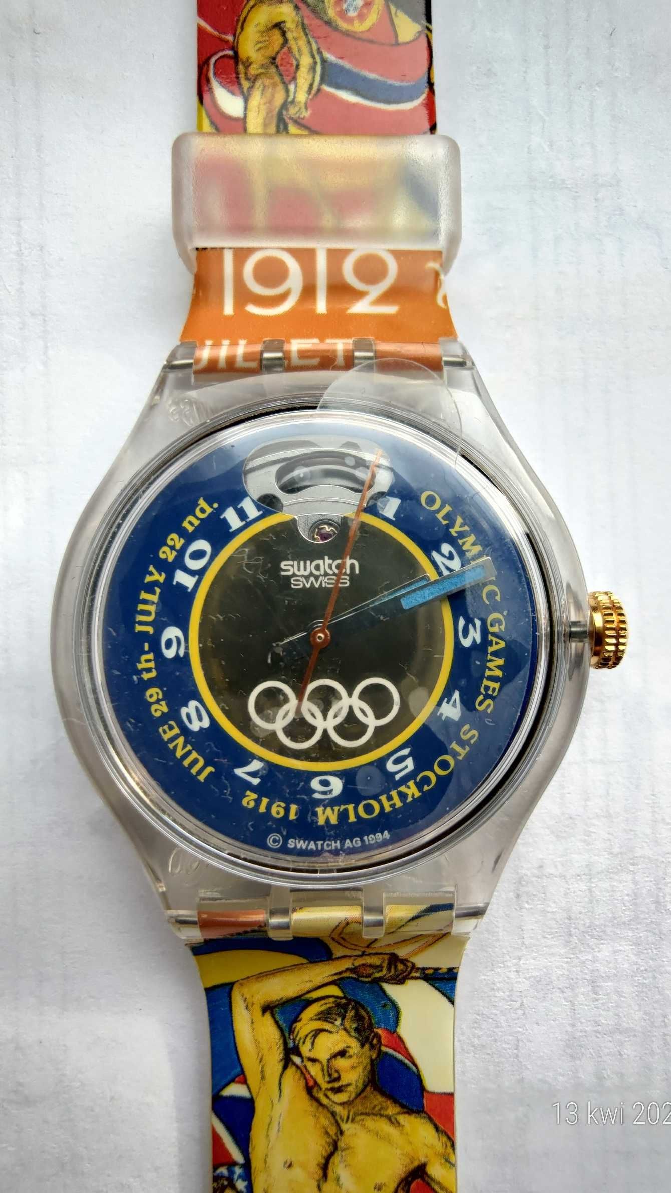 Swatch Stockholm 1912 Atlanta 1996 SAZ103 zegarek