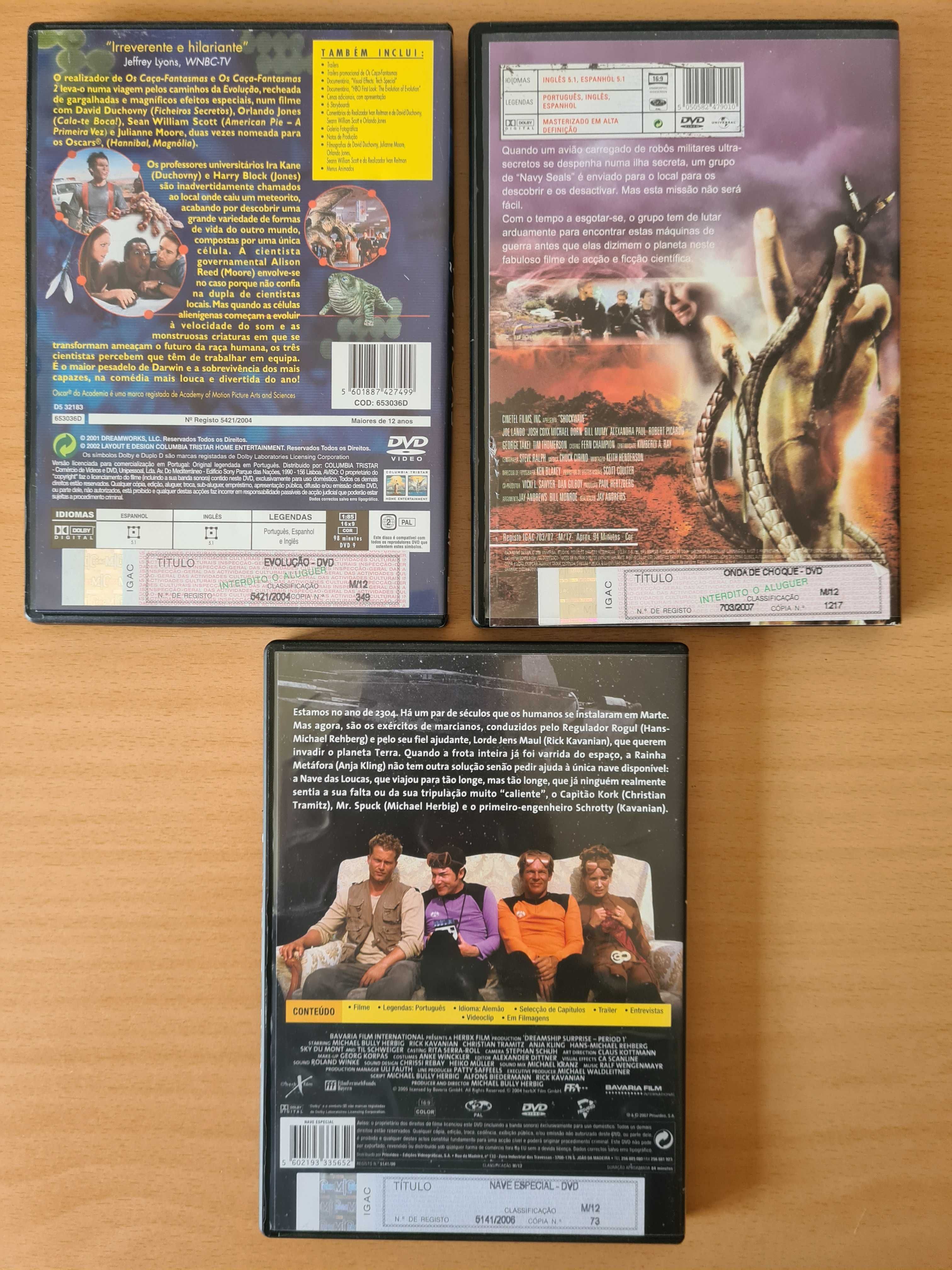 3 filmes divertidos em DVD de ficção científica: "Evolução", etc.