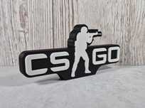 Logotipo CS GO em PLA