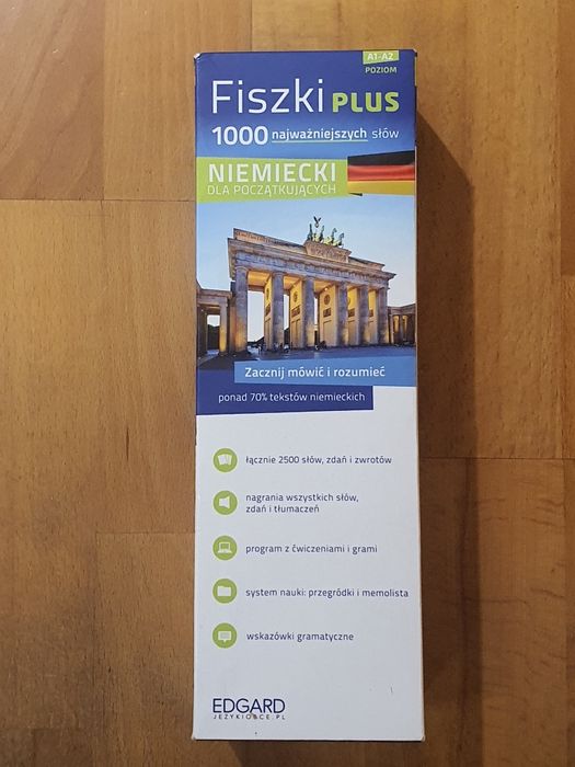EDGARD fiszki niemiecki dla początkujących 1000 słów płyta CD