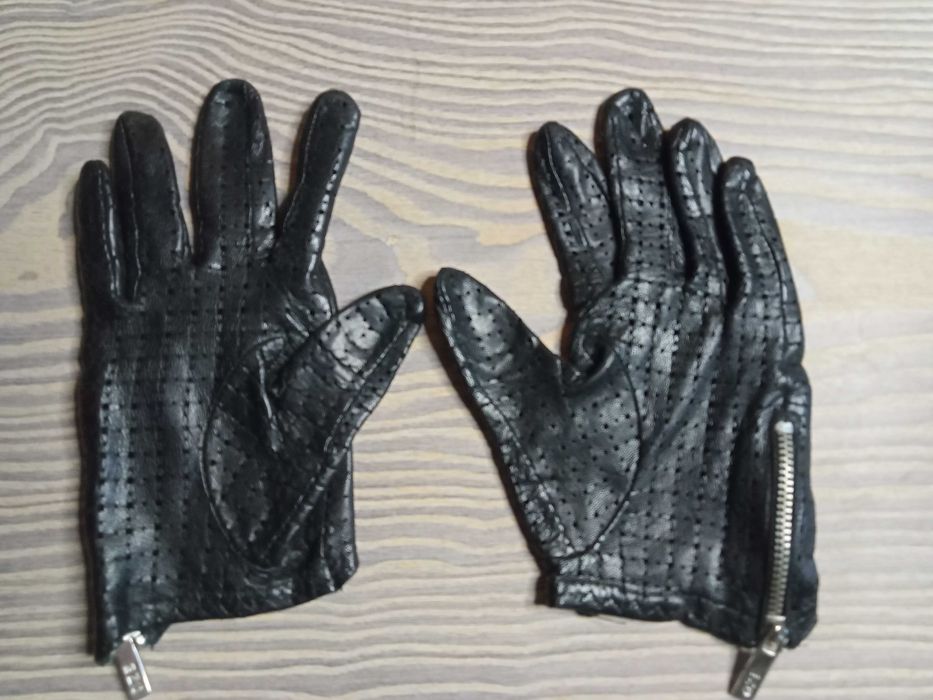 Перчатки женские кожаные MNG, с перфорацией