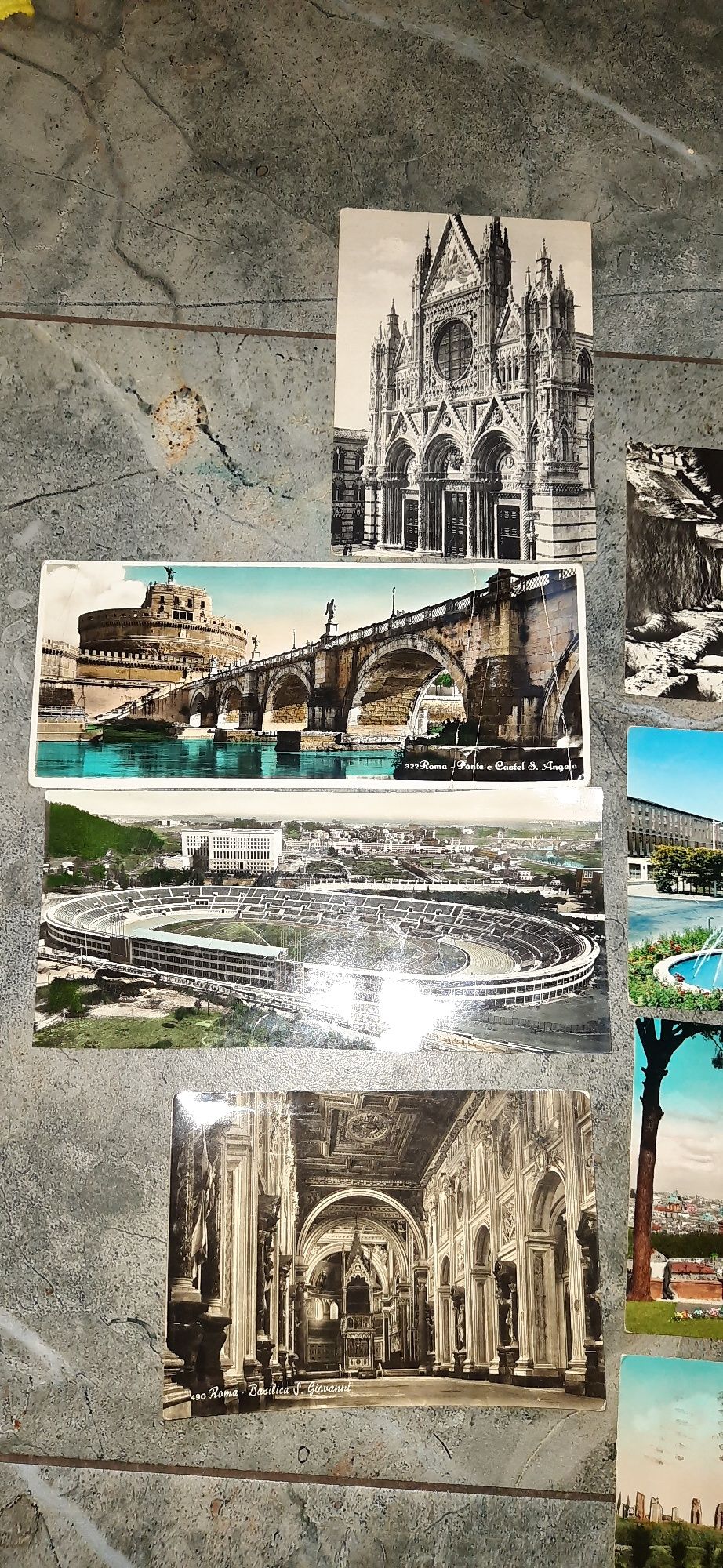 Stare pocztówki Rzym, Włochy lata 50te, 60te