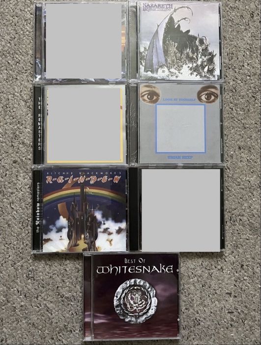 Cd фірмові Dio, Uriah Heep, Nazareth,Rainbow