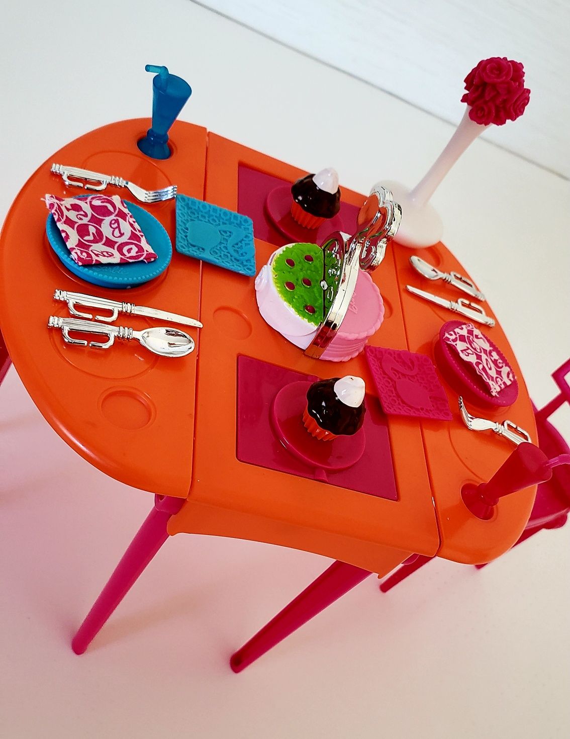 Barbie kit Jantar com Sobremesa original completo