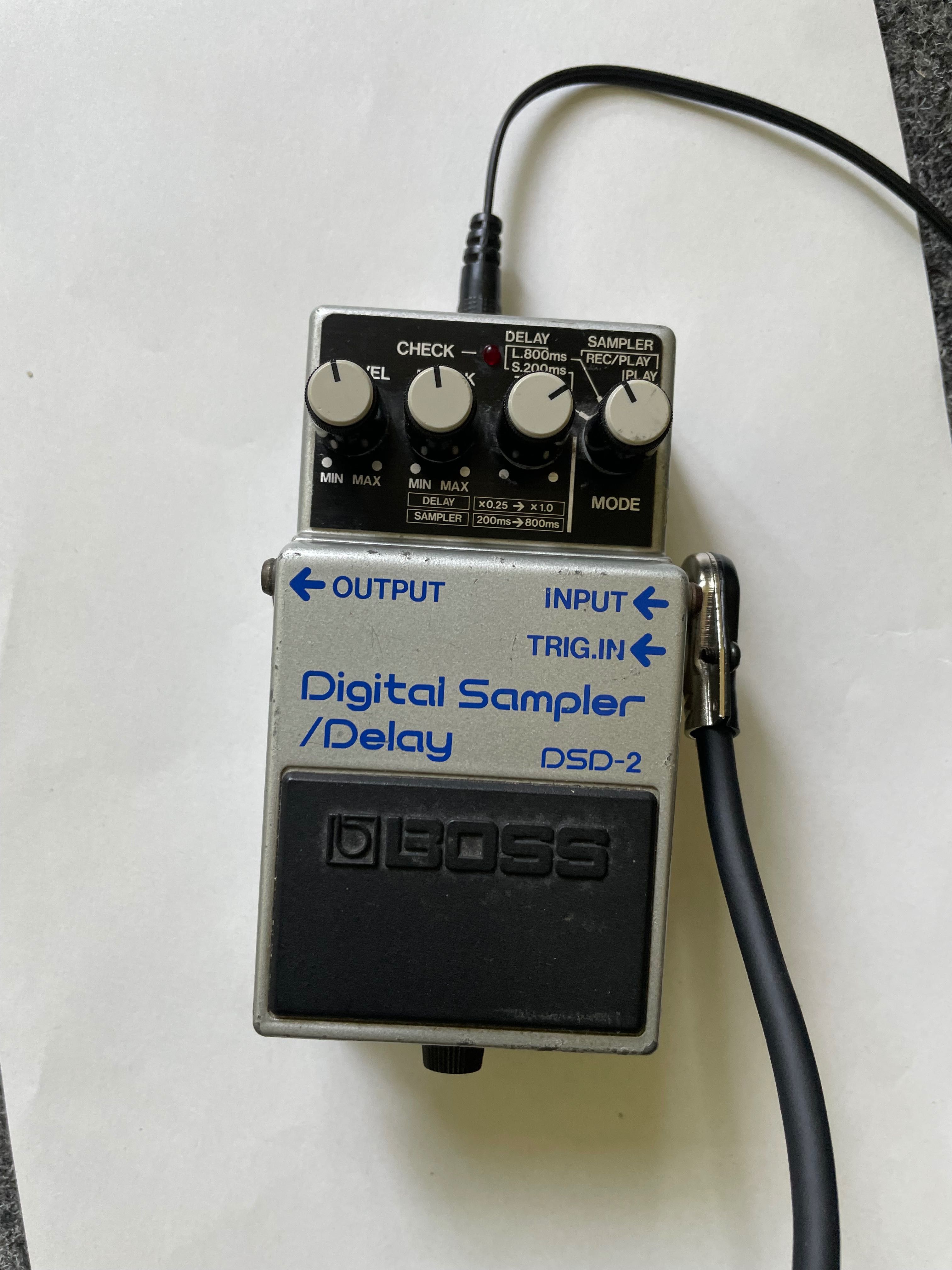 Boss DSD-2 digital sampler Delay