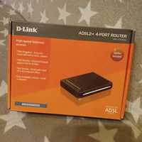 Маршрутизатор D-Link ADSL2+4-port enthernet router DSL-2540U.