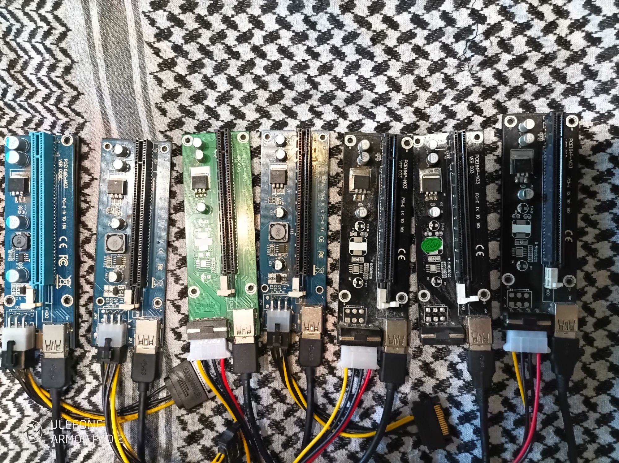 Райзер PCI-E x1 to 16x