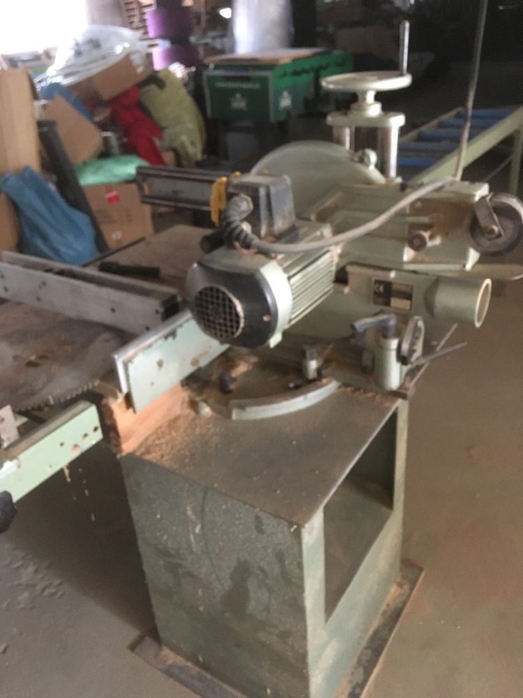 Piła ukośnica do drewna pcv aluminium Graule podajniki rolkowe