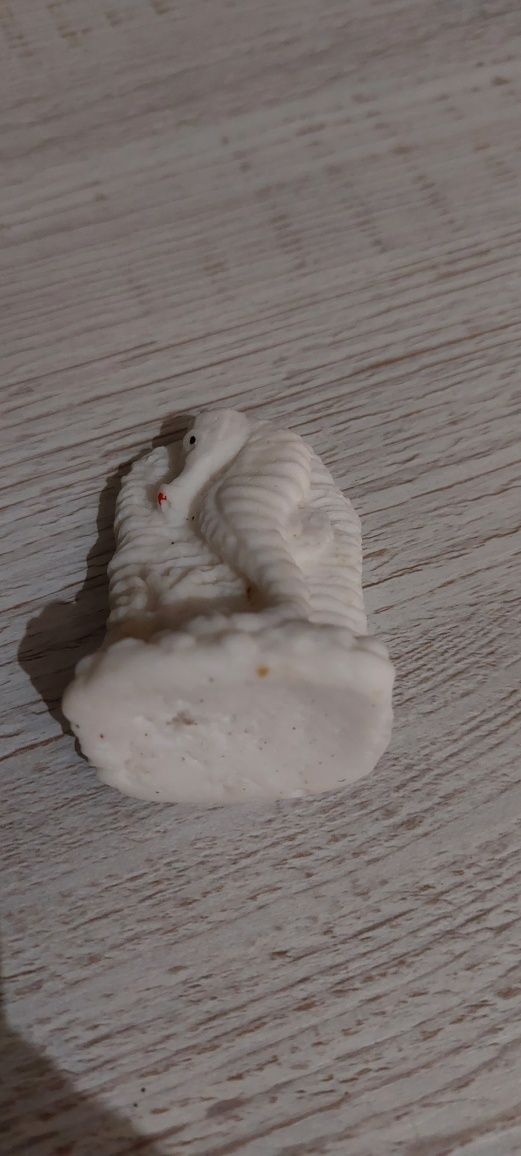 Konik morski figurka, statuetka biała