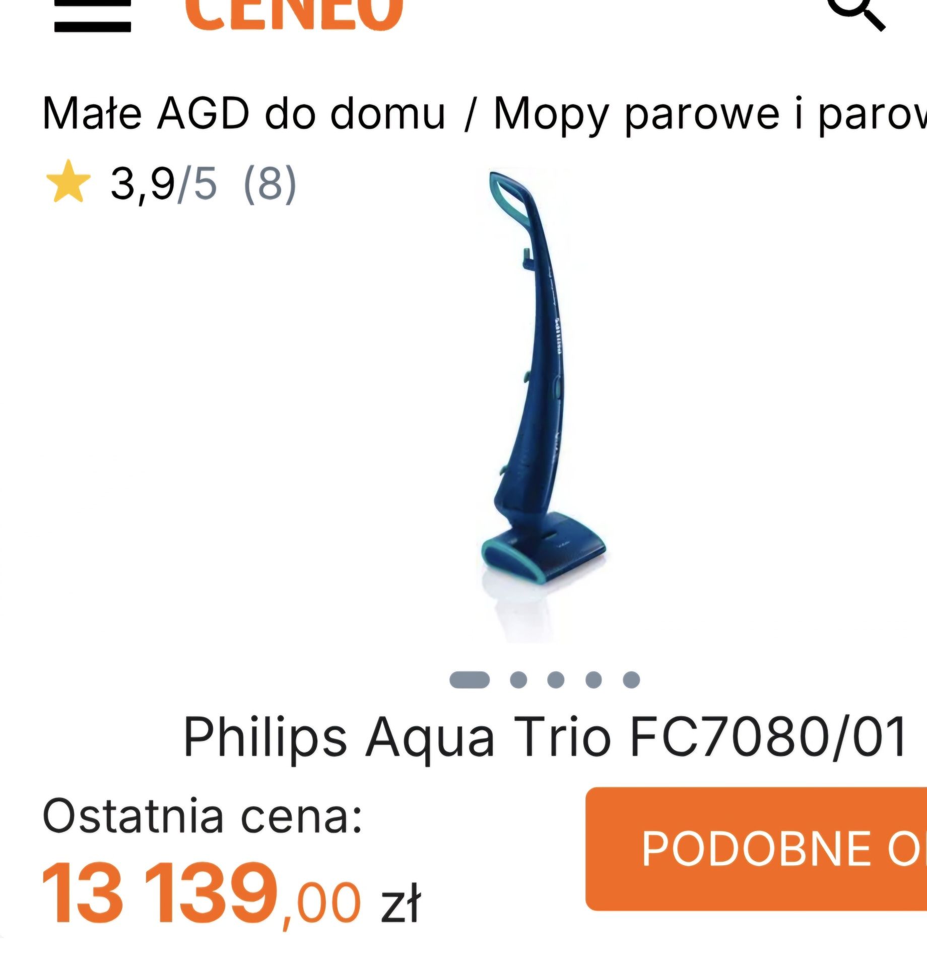 Philips Aquatrio Pro FC7080/01 odkurzacz do pracy na mokro i na sucho