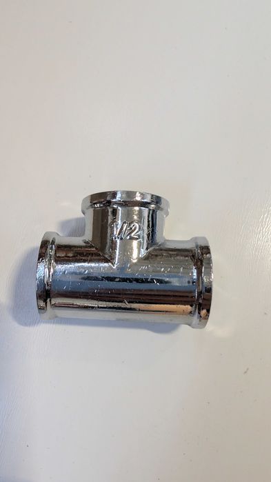 trójnik chrom 1/2" gw sanha