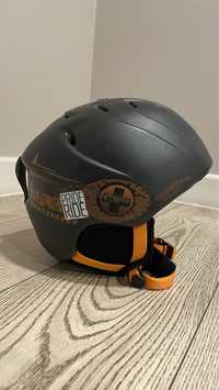 Kask narciarski Snow Helmet grafitowy rozmiar M 54-58 cm