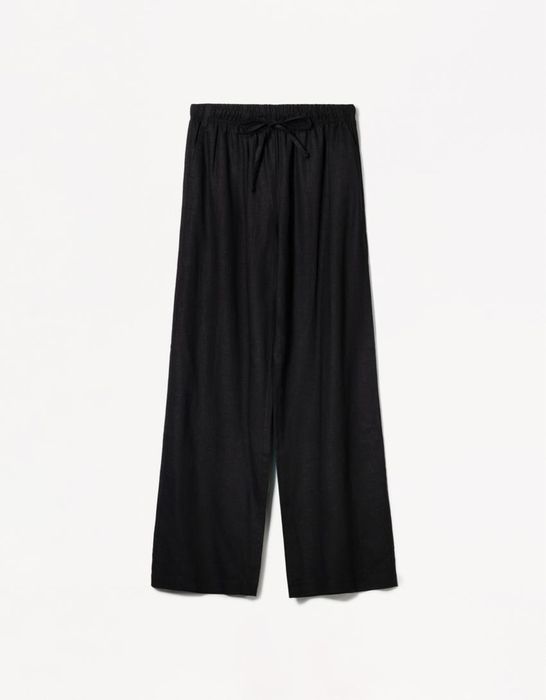 Льонові штани BERSHKA S