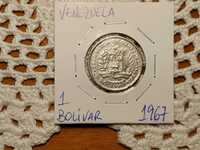 Venezuela - moeda de 1 bolívar de 1967
