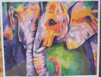 Zestaw malowania po numerach Indyjski słoń
