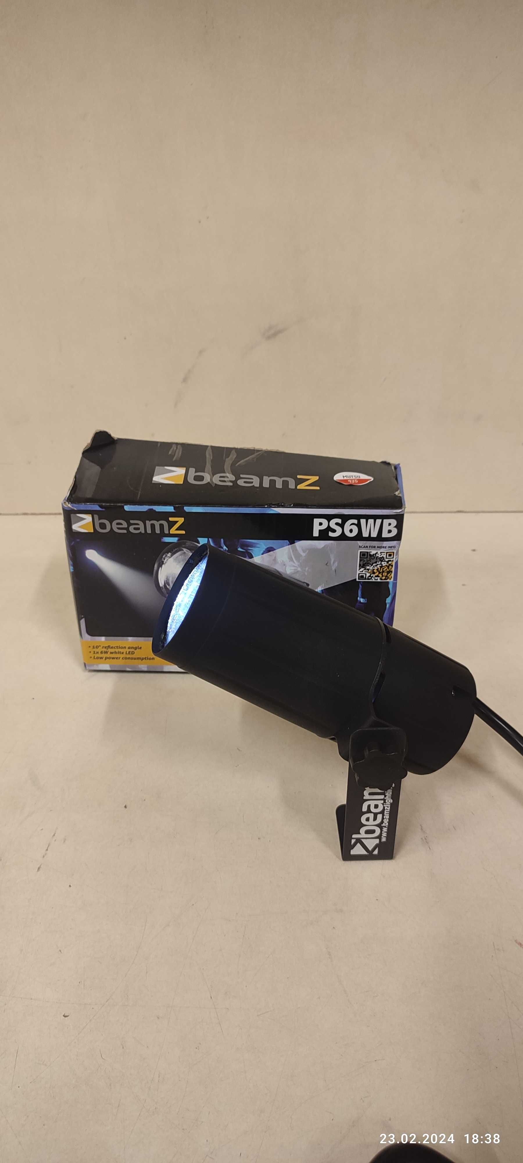 Reflektor Pinspot LED 6W PS6WB BeamZ
