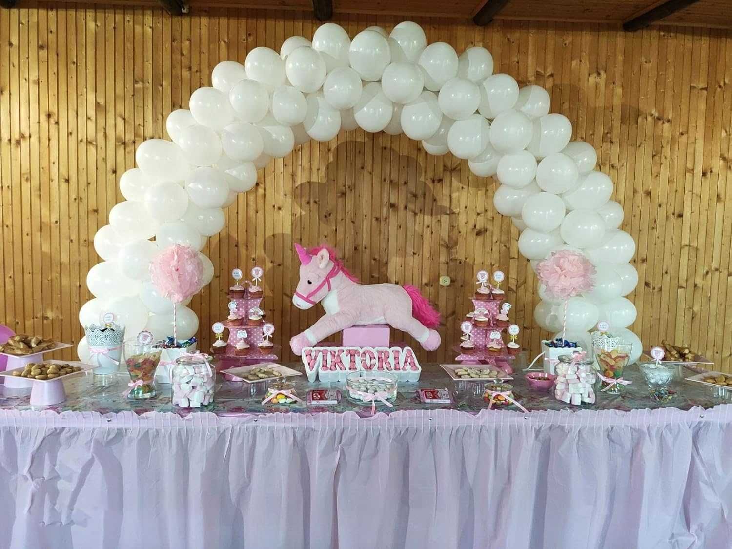 PILIN Łuk balonowy, dekoracyjny łuk balonowy,składany uchwyt na balony